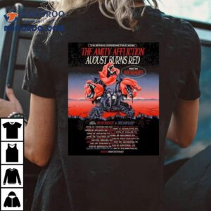 August Burns Red And The Amity Affliction Plot Horizons Tour Tshirt