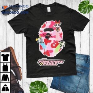 Bape X The Powerpuff Girls Ape Head Tshirt