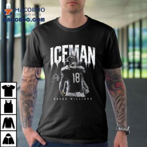 Chicago Bears Caleb Williams Iceman Logo Signature Shirt 3 Chicago Bears Caleb Williams Iceman Logo Signature Tshirt