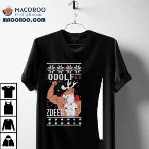 Deer Brodolf The Red Nose Gainzdeer Christmas Shirt 3 Deer Brodolf The Red Nose Gainzdeer Christmas Tshirt