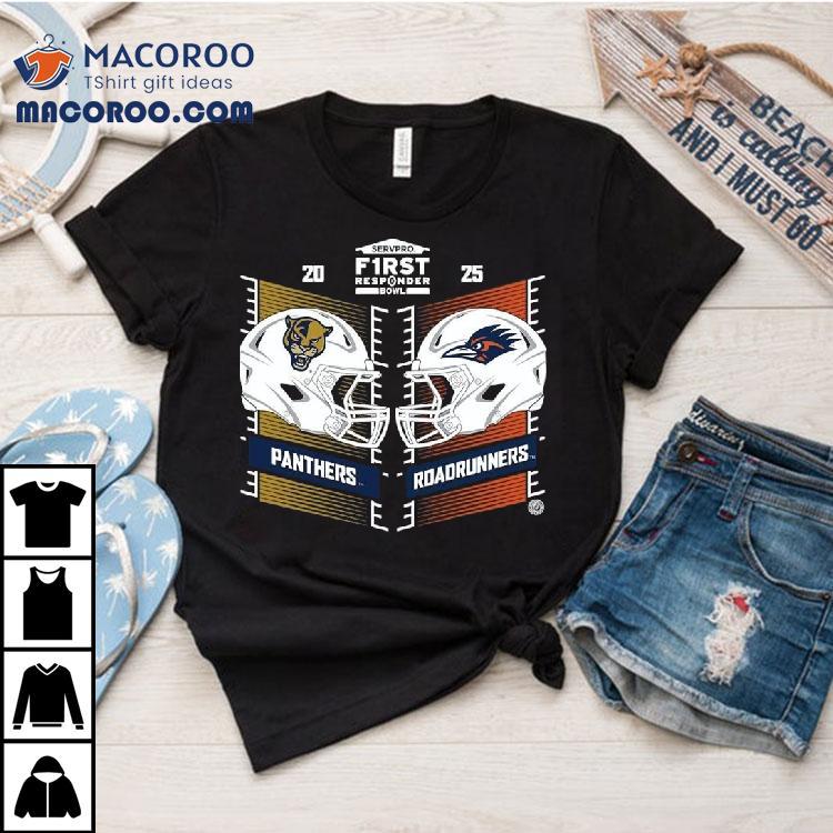 Fiu Panthers Vs Utsa Roadrunners Football Servpro First Responder Bowl 2025 Shirt Fiu Panthers Vs Utsa Roadrunners Football Servpro First Responder Bowl 2025 Shirt