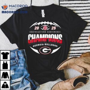 Georgia Bulldogs Southeastern Conference Champions 2025 Shirt 3 Georgia Bulldogs Southeastern Conference Champions Tshirt