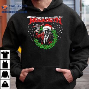 Megadeth Holiday Gift Vic Wreath Christmas Tshirt