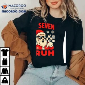 Santa Sign Hands Six Seven Bruh Christmas Checkered Shirt 3 Santa Sign Hands Six Seven Bruh Christmas Checkered Tshirt