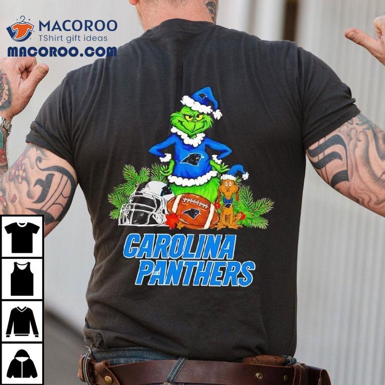 The Grinch And Max Carolina Panthers Christmas Helmet Items Shirt The Grinch And Max Carolina Panthers Christmas Helmet Items Shirt