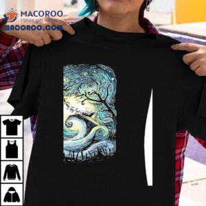 The Nightmare Before Christmas Style Van Gogh S Starry Nigh Tshirt