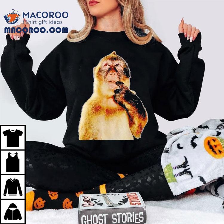 Thinking Monkey Meme Cute Shirt Thinking Monkey Meme Cute Shirt