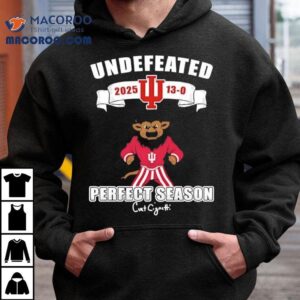 Undefeated 2025 Indiana Hoosiers Mascot Perfect Season Shirt 3 Undefeated Indiana Hoosiers Mascot Perfect Season Tshirt