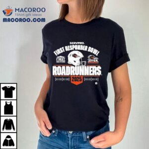Utsa Helmet Bowl First Responder Bowl Roadrunners Tshirt