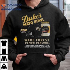 Wake Forest Demon Deacons Duke S Mayo Bowl Helme Tshirt