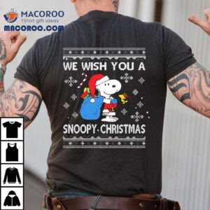 We Wish You A Snoopy Christmas And Woodstock Shirt 3 We Wish You A Snoopy Christmas And Woodstock Tshirt