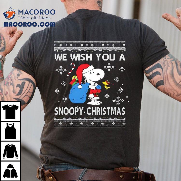 We Wish You A Snoopy Christmas And Woodstock Shirt We Wish You A Snoopy Christmas And Woodstock Shirt