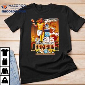 Western Michigan Broncos Myrtle Beach Bowl Champions Tshirt