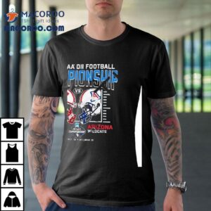 Wisconsin Badgers Vs Arizona Wildcats Ncaa Dii Football Championship Tshirt