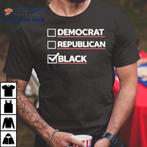 Boyce Watkins Democrat Republican Black Tshirt