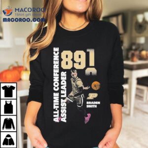 Braden Smith All Time Conference Assist Leader Purdue Boilermakers Tshirt