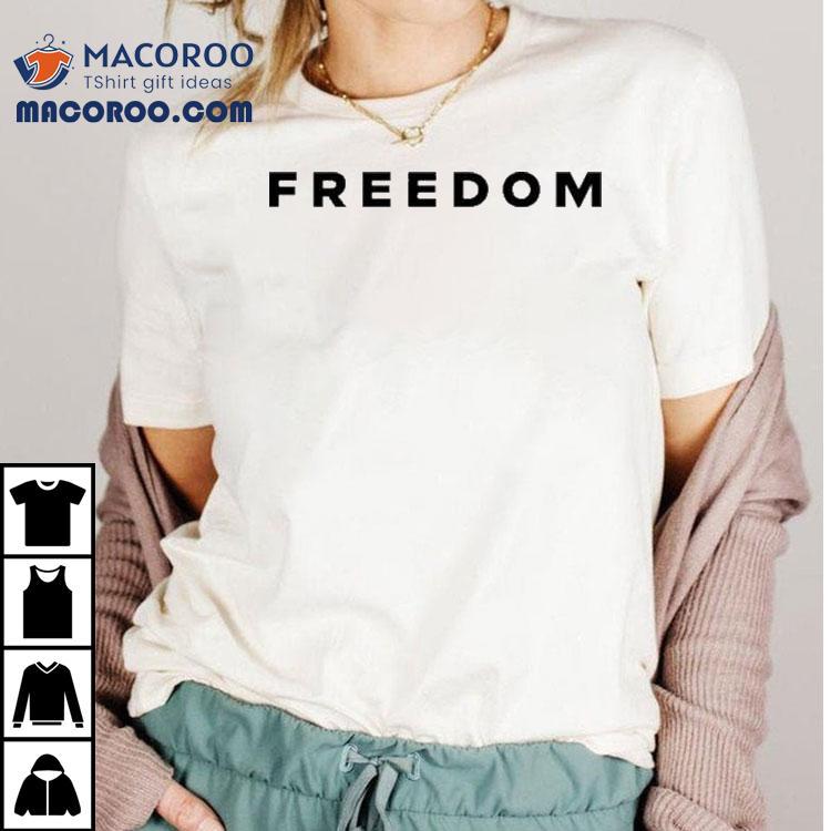 Charlie Kirk Wearing Freedom Shirt Charlie Kirk Wearing Freedom Shirt