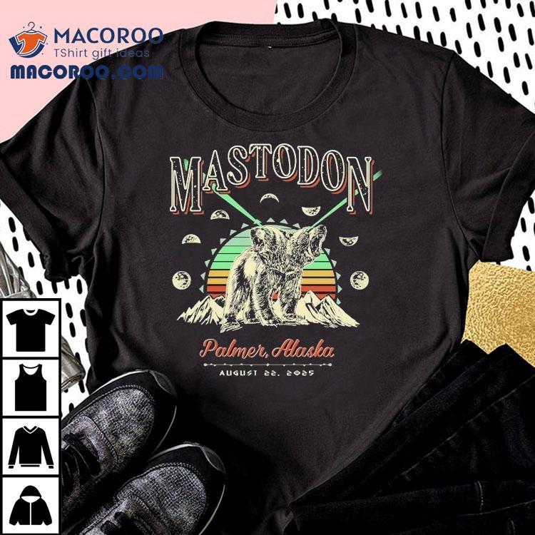 Mastodon Palmer Alaska Bear 2025 Shirt Mastodon Palmer Alaska Bear 2025 Shirt