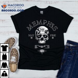 Memphis May Fire Bleed Me Dry Skull Tshirt