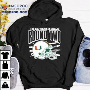 Miami Hurricanes The Showdown In Dallas Round Two Tshirt