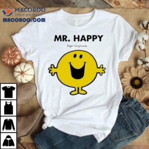 Mr Men Little Miss Mr Happy Tshirt