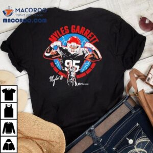 Myles Garrett All Time Sack King Signature Tshirt