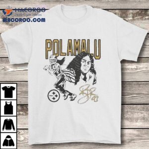 Pittsburgh Slers Troy Polamalu Signature Tshirt