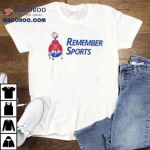 Remember Sports Paint Bucket Cover The Earth Tshirt