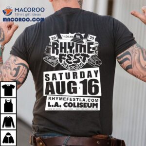 Rhyme Fest Street Team La Coliseum Tshirt