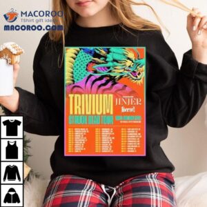 Trivium Struck Dead Tour North American Dates Tshirt