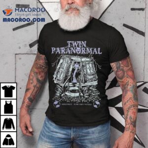 Twin Paranormal Murder House No One Leaves This Place Nightmare Month Tshirt