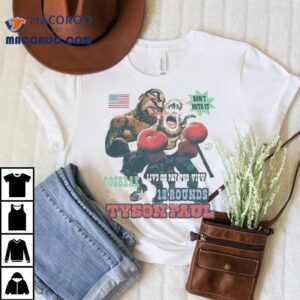 Tyson Paul Don T Mith It Live On Pay Per View Rounds Dosbrak Tshirt