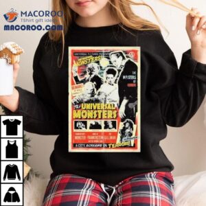 Universal Monsters Masters Of Horror Terror Tshirt