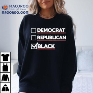 Boyce Watkins Democrat Republican Black Tshirt