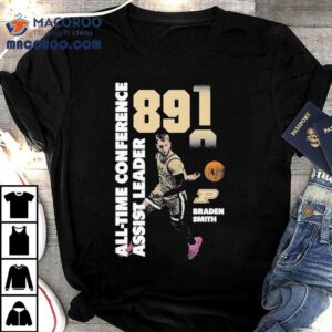 Braden Smith All Time Conference Assist Leader Purdue Boilermakers Tshirt