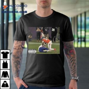 Denver Broncos Vs Buffalo Bills Viral Tackle Controversial Nfl Interception Play Tshirt