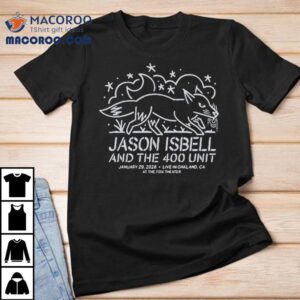Jason Isbell And The Unit Jan Oakland Ca Tshirt