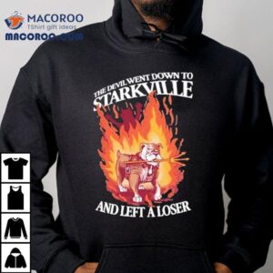 Mississippi State Bulldogs Beat Arizona State Sun Devils The Devil Went Down To Starkville And Left A Loser Masco Tshirt