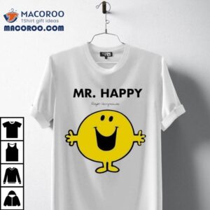 Mr Men Little Miss Mr Happy Tshirt