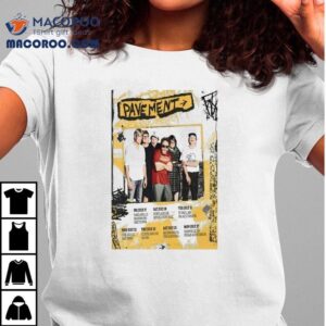 Pavement Us Tour July Tshirt