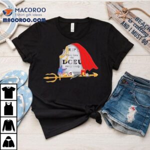 Rip Here Lies The Dceu Funeral Tshirt