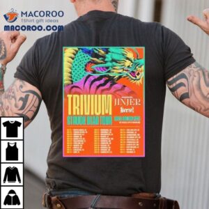 Trivium Struck Dead Tour North American Dates Tshirt