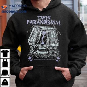 Twin Paranormal Murder House No One Leaves This Place Nightmare Month Tshirt