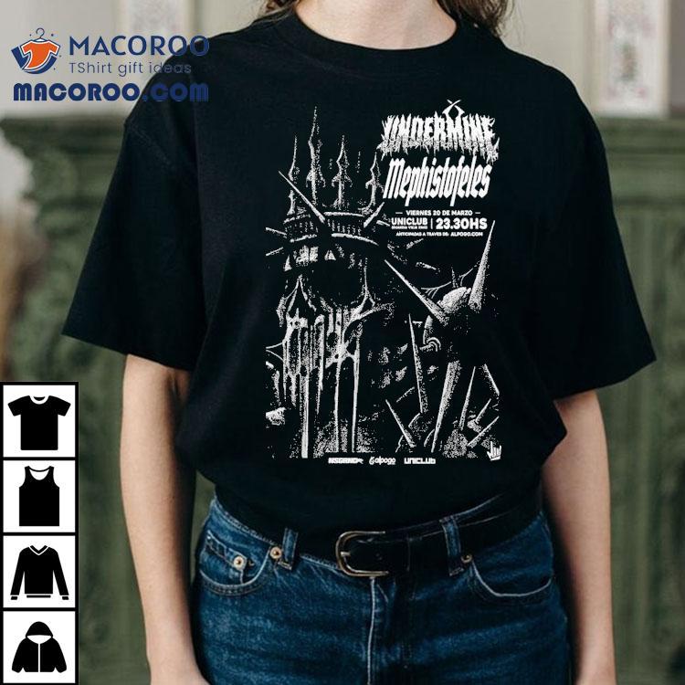 Undermine Mephistofeles Uniclub March 20 2026 Shirt Undermine Mephistofeles Uniclub March 20 2026 Shirt