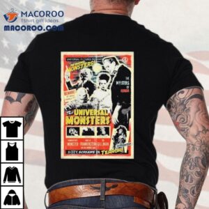 Universal Monsters Masters Of Horror Terror Tshirt