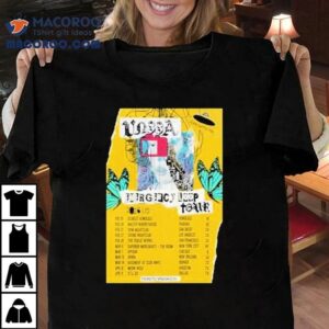 Vnssa Emergency Loop Tour Dates Tshirt