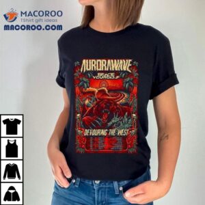 Aurorawave Devouring The West Tour Tshirt