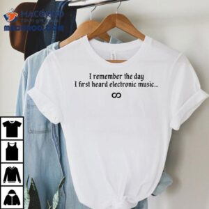 Coone I Remember The Day I First Electronic Music Return To The Roots Beige Tshirt