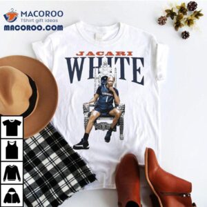 Jacari White Virginia Cavaliers Portrait Throne Tshirt