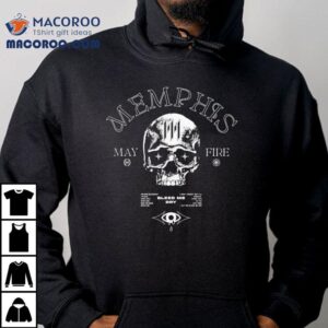 Memphis May Fire Bleed Me Dry Skull Shirt 2 Memphis May Fire Bleed Me Dry Skull Tshirt